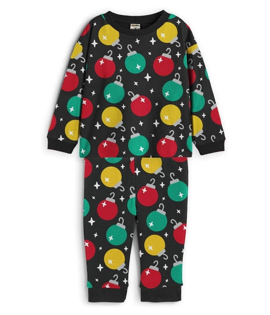 Toddler Girl's Ornaments Pajama Set
