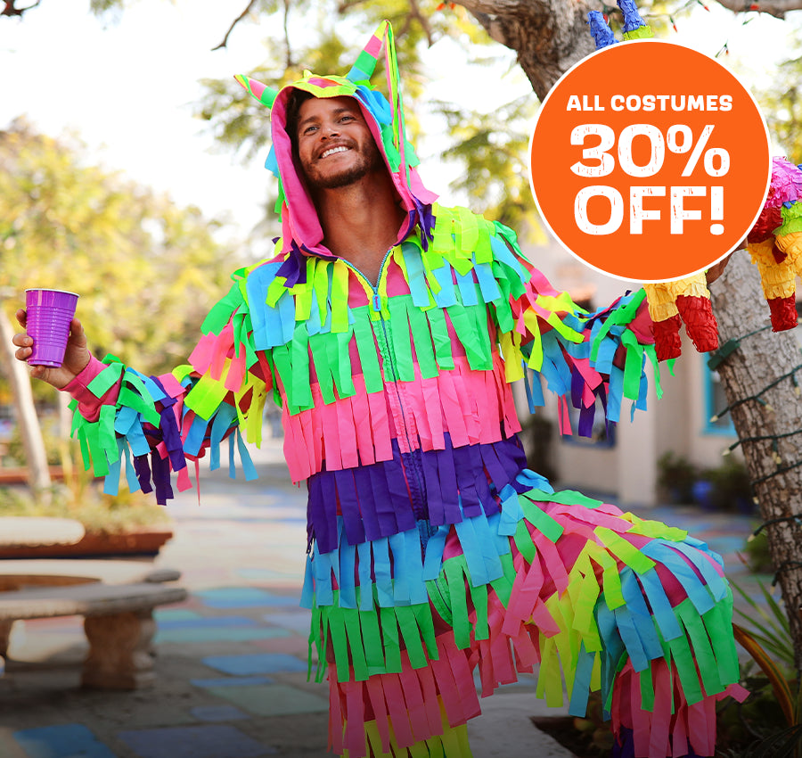 shop men's costumes - men's pinata costume