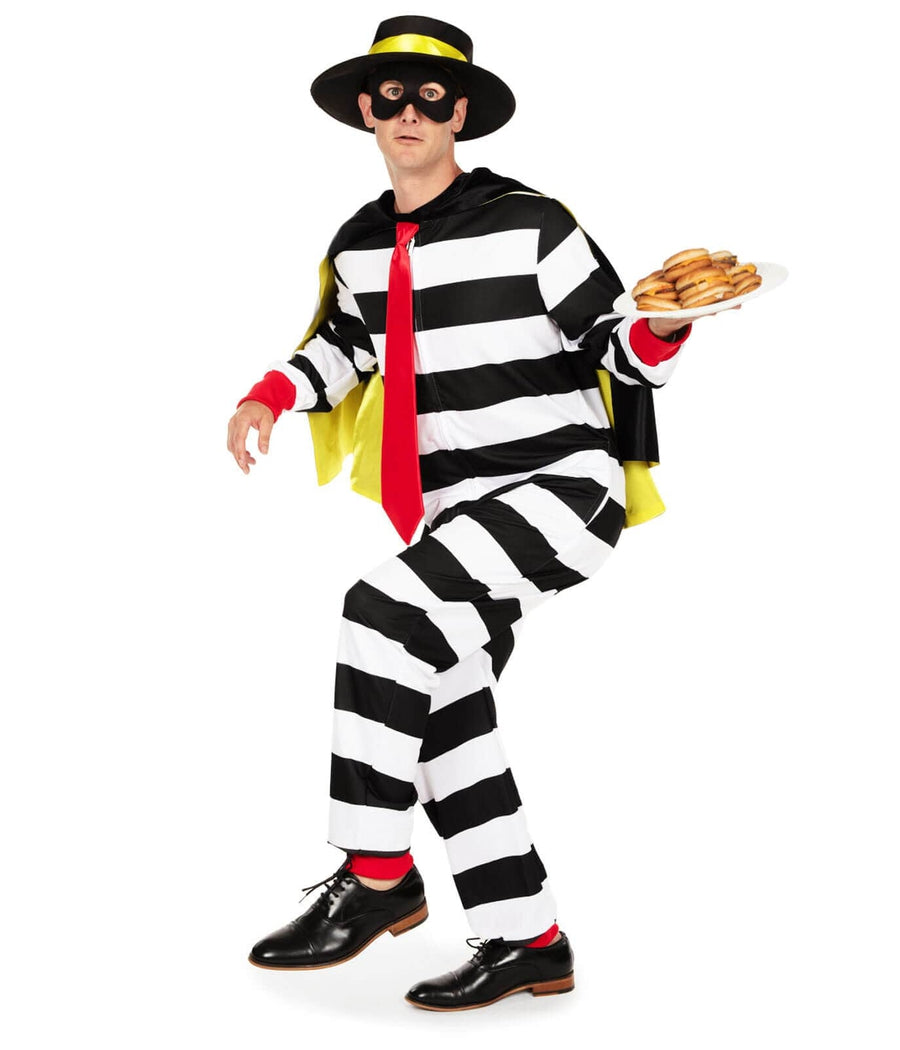 Men's Hamburger Thief Costume