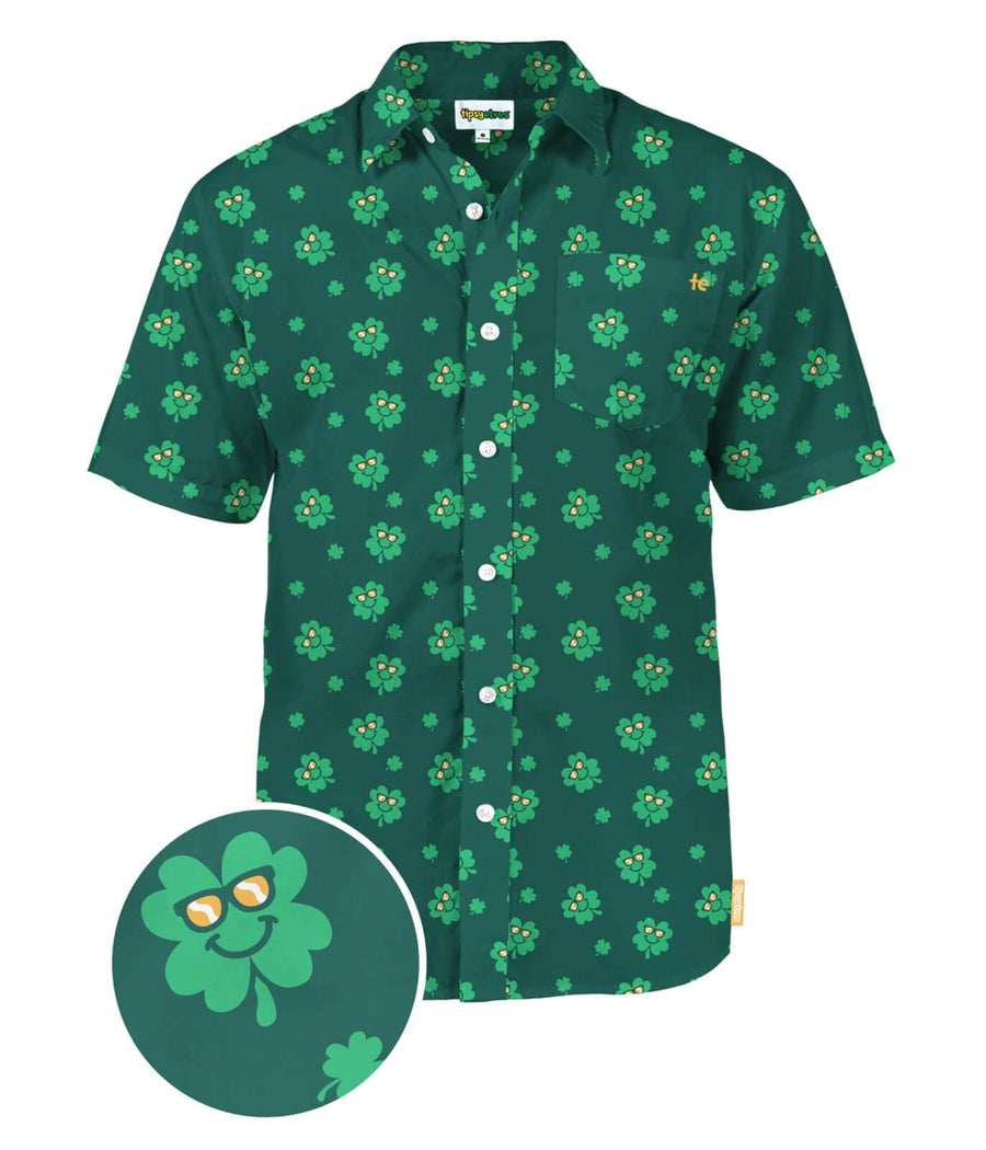 Men's Cool Clover Button Down Shirt