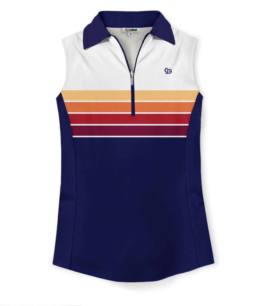 Women's Slice of Sunset Golf Polo