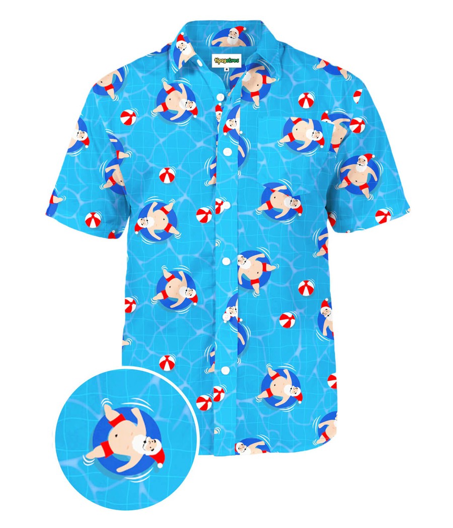 Men's Pool Boy Santa Hawaiian Shirt