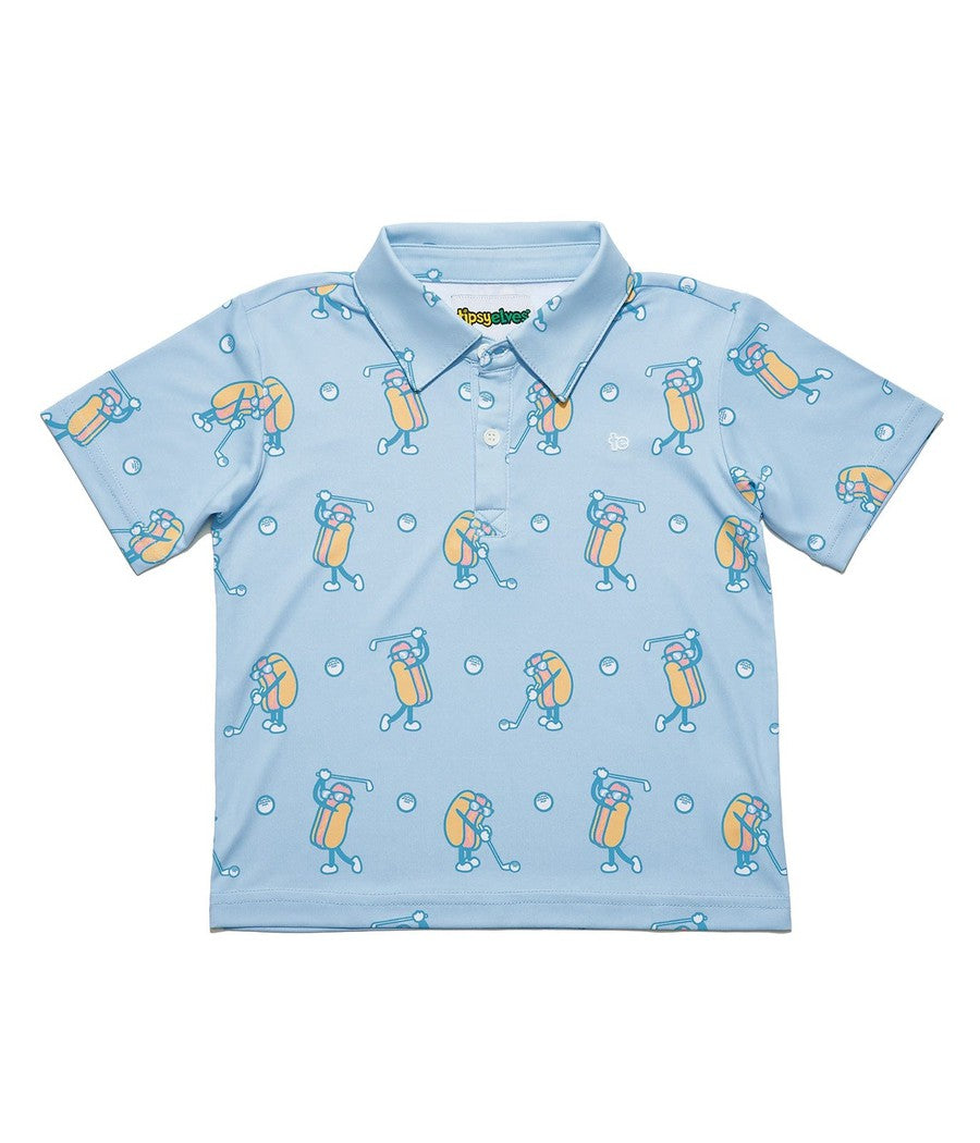 Toddler Boy's Sizzlin' Swing Golf Polo