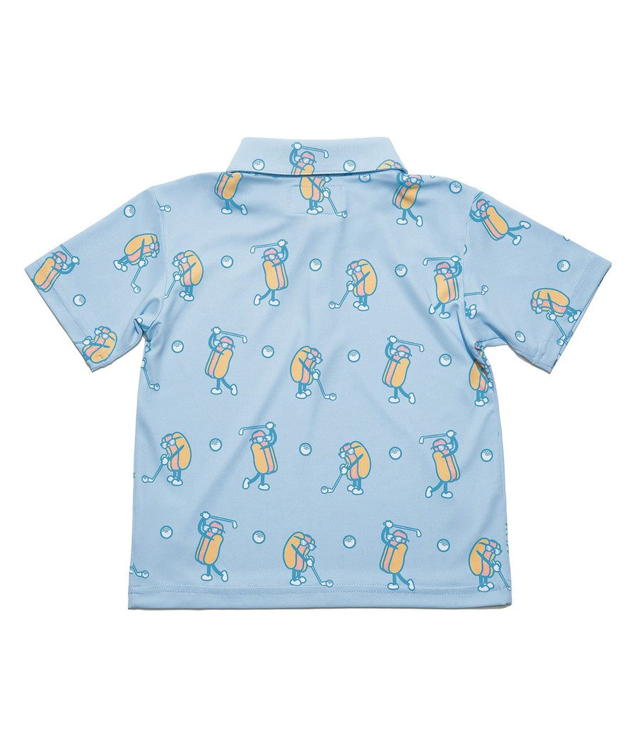 Toddler Boy's Sizzlin' Swing Golf Polo Image 2