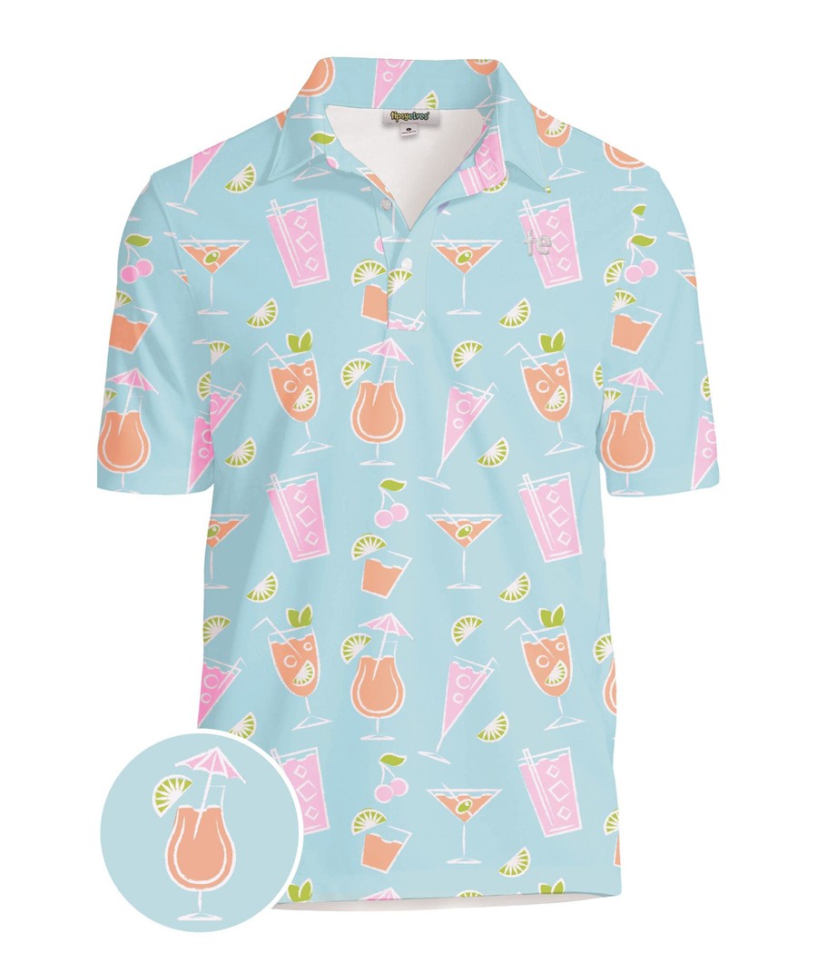 Men's Cocktail Caddy Golf Polo