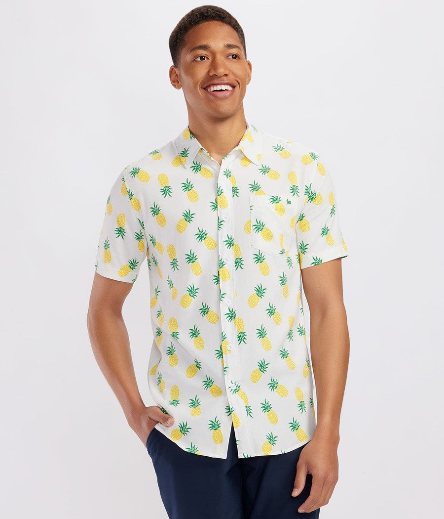 Men's Pineapple Parade Hawaiian Shirt Image 2