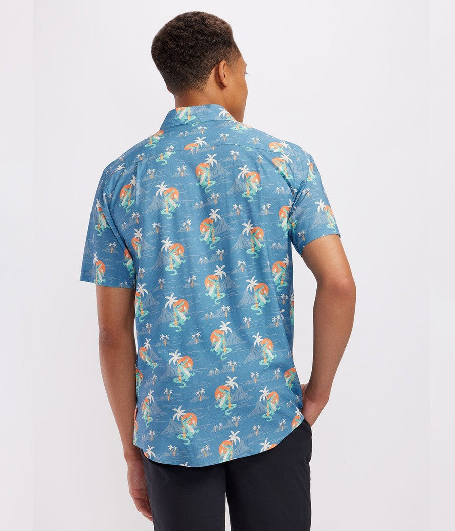 Men's Gator Flavor Hawaiian Shirt Image 2