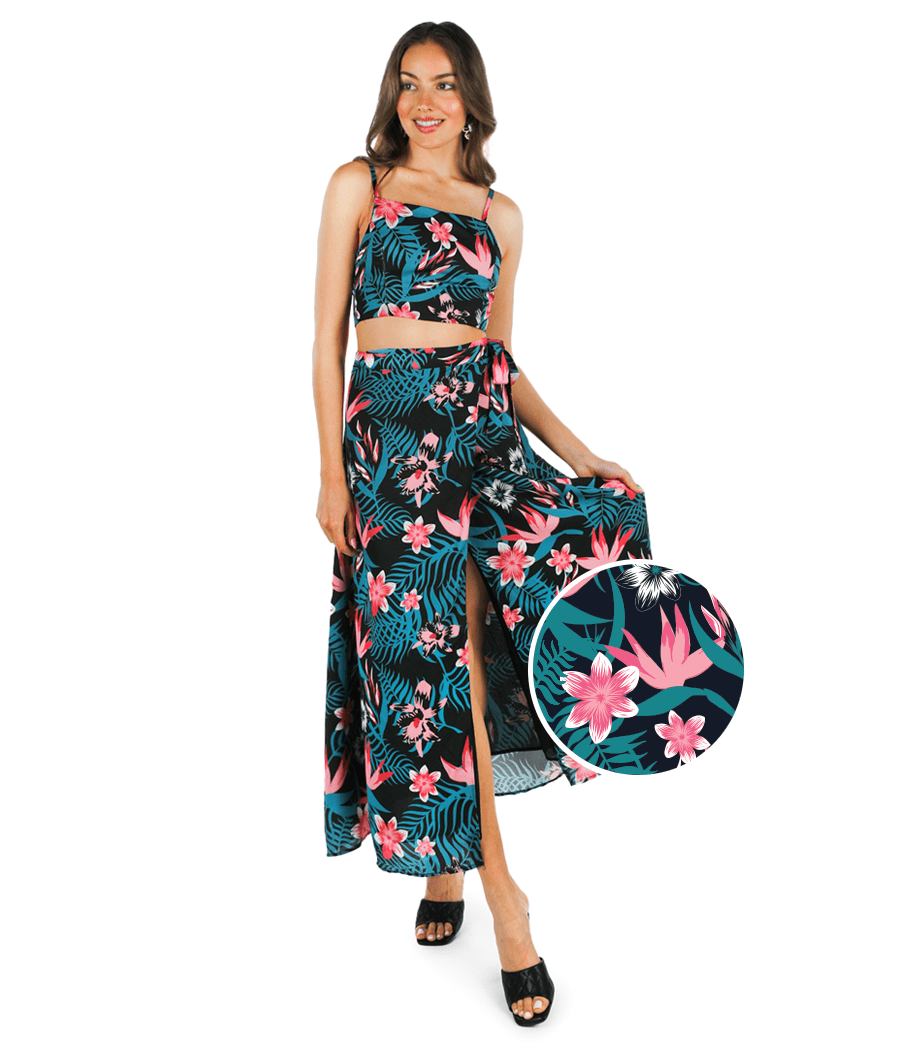 Breezy Botanics 2-Piece Maxi Dress Image 2