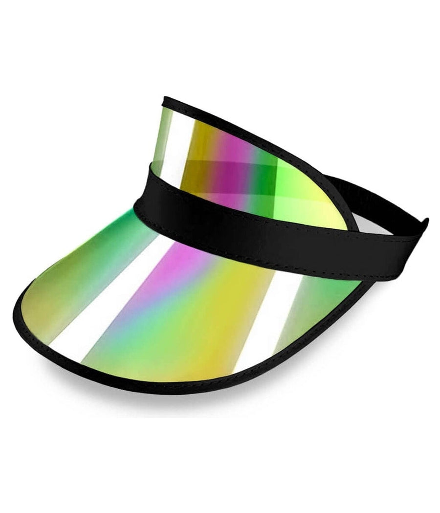 Yellow Iridescent Sun Visor Hat Primary Image